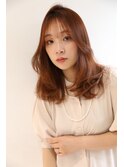 ワンカールのシンプルヘアをレイヤーでグッと印象的に