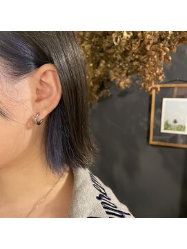 ランタン(LANTERN) ネイビーインナーカラー#山科#椥辻