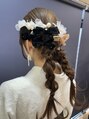 美容室 プカシェル 三鷹台店 編みおろし卒業式スタイル
