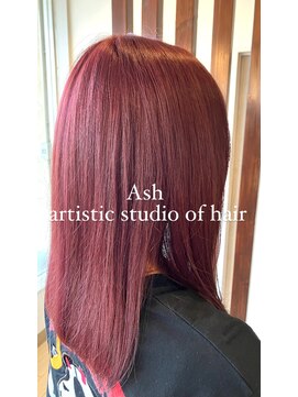 アッシュ アーティスティック スタジオ オブ ヘア(Ash artistic studio of hair) チェリーレッド
