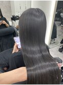 艶髪/髪質改善/アッシュブラック/トリートメント【小山田繭】