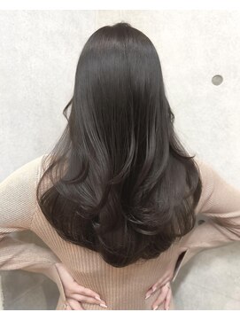 サイン 渋谷(SIGN) ザクザクレイヤーカット巻き方簡単ミディアムロング韓国表参道