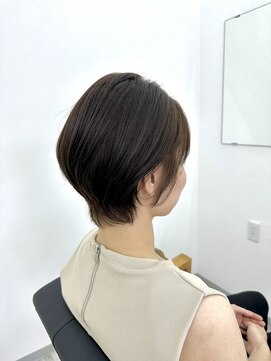 シロ くせ毛改善ショートボブ