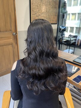 スタジオ ノル(studio noll) [あやな]こて巻き風パーマ