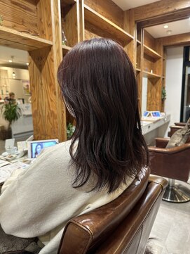 アドラーブル 駅南店(adorable) 【カシスピンク】20代30代40代◎髪質改善カラー