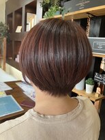 ヘアディレクション ビークス 上並榎店(HAIR DIRECTION BEECX)&nbsp;丸みショート&春おすすめピンクブラウンカラー
