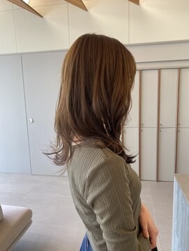 ローレンアオ(LOREN AO) ベージュからー/透明感カラー/似合わせカット/くびれ巻き