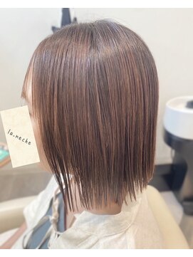ラネーシェ(la.neche) 切りっぱなし × ストレートボブ