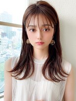 アフロートフクオカ(AFLOAT FUKUOKA)&nbsp;【AFLOAT福岡】小顔前髪ありひし形レイヤーカット