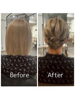 ウルー 博多店(uruu)&nbsp;【ボブアップスタイル】博多/博多駅/ヘアセット/早朝