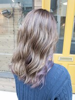 ルーナヘアー(LUNA hair)&nbsp;インナーカラー ラベンダー ブリーチ 10代20代30代40代 オシャレ