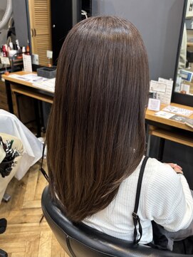 アルター(aL ter) 【ロング×ブラウン】暗めカラー/グランマッシュ/鎌取/林愛華