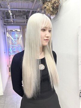 グロウ 渋谷西口(grow) 【White Color】ホワイトカラー/ロングハイトーンカラー