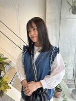 オムズポカ 栄矢場町店(OM's poka)&nbsp;レイヤーカット/ブラウンカラー/髪質改善カラー