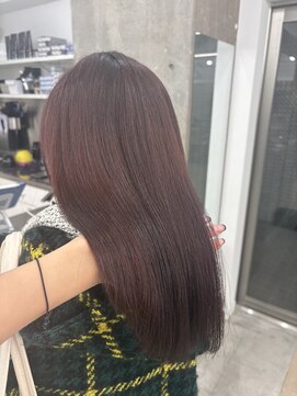 韓国顔まわりレイヤーカットグレージュオリーブベージュブラウン