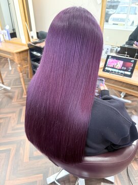 【MASAYA】ピンクラベンダー×ケアブリーチ×艶髪