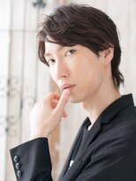 モッズヘアー メン 戸田公園店(mod's hair men)&nbsp;斜めバング清潔感ビジネススーツメンズショートh戸田公園