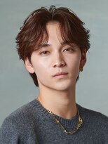 エルマーク 京都駅前(L-MARK)&nbsp;センターパート/ニュアンスパーマ/ダウンパーマ/men's