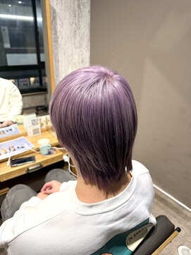 マーシュアトレ(marshu atre) *2ブリーチWカラー*ペールラベンダー*