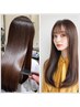 【うるっとしなやかな髪に◎】カット+艶カラー+髪質改善プレミアム美髪ケアTR