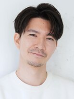 メイキー メンズ 本厚木(MA-IKI) ハーフアップバングナチュラルツーブロック眉毛/メイキー本厚木