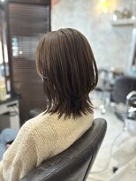 デザイナーズ ヘア リンクス 美容室リンクス(Designer's Hair LINK'S)&nbsp;くびれボブ　オリーブベージュ