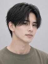 タックバイハレ たまプラーザ(takk by Hale)&nbsp;Haleメンズ刈り上げセンターパートニュアンスパーマたまプラーザ