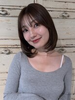 ロリム(RorriM)&nbsp;顔まわりレイヤー フェイスレイヤー ボブ イエローベージュ