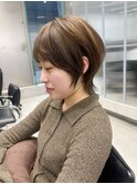 <ゲスト>柔らかく上品、大人のショートウルフスタイル