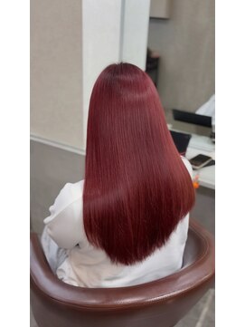 アンダーバーホワイト 広島 本通店(_WHITE) ワインレッド☆/ 髪質改善/ブリーチ/ダブルカラー