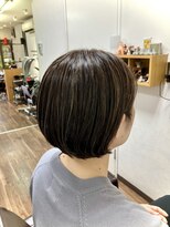 ノヤマ(NOYAMA)&nbsp;ミニボブ白髪ぼかしハイライト
