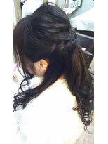 レヴィーマム(Revie mum)&nbsp;ハーフアップスタイル