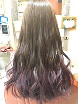 ネオリーブ コパン 鶴見店(Neolive copain)&nbsp;ミルキーグレージュ×ピンク neolivecopain