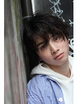 ブークル(boucle)&nbsp;黒濡れ髪ストリートカジュアルマッシュ