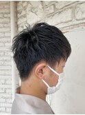 ツーブロック×ナチュラルショート