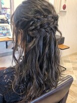 ポンテ 那珂川店(ponte)&nbsp;華やかハーフアップ