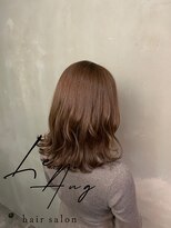 レアング(LeAng)&nbsp;ブリーチ無しWカラーで作るピンクグレージュ