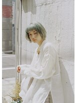 ピズム(PISM)&nbsp;オン眉バング/ミントグリーン