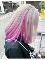 ローグ(LOGUE)&nbsp;【LOGUE】ホワイト×ピンク