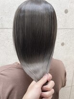 アヴァンス クロス メルシー 西梅田店(AVANCE CROSS melc) 髪質改善+美髪+グレージュ+ベージュ+デザインカラー+ツヤ髪