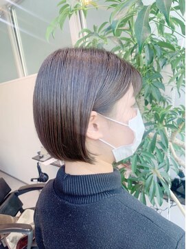 グーフィートーキョー 銀座(Goofy Tokyo) ☆シークレットハイライト/ぷつっとボブ/ベージュ☆