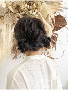 マルケ(marquer) 北堀江ヘアメイクサロンマルケ/ツインお団子アレンジ