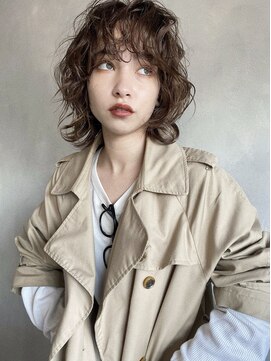 アイティーバイアルバム 下北沢店(IT by ALBUM) ボブレイヤー_くびれヘアツートンカラーアースカラー_9093