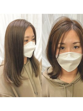 ヘアカフェ コトノハ(hair cafe Kotonoha) 【コトノハ】20代30代40代　小顔　ウルフレイヤークビレレイヤー