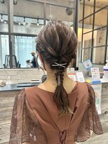 フェリア 渋谷(Feria)&nbsp;【filo by feria】ローポニーアレンジ 福田沙也加