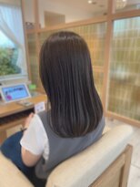 アドラーブル 長岡リップス旭岡店(adorable) 艶髪 大人かわいいミディヘア 【シアーグレージュ】10代20代30代