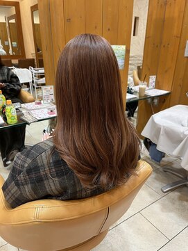 ヘアーアンドメイク エクリ 不動前店(Hair&Make equri) 【目黒美容室】ピンクベージュカラー・ブリーチカラー