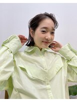 切りっぱなしボブ