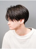 フェザーパーマ/刈り上げセンターパート/サーフカール[新宿]