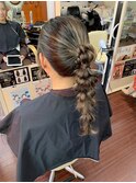 ポニテアップアレンジ